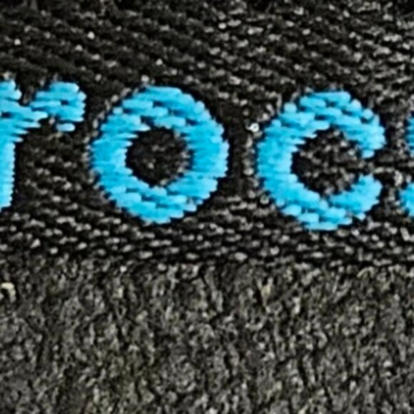 CROCS | Black Water Shoes with Blue Interior | Size 7 - Picture 5 of 16